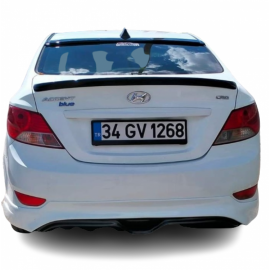 Hyundai Accent Blue (2011-2019) Arka Tampon - Eki (Plastik)
